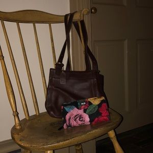 Brown coach bag